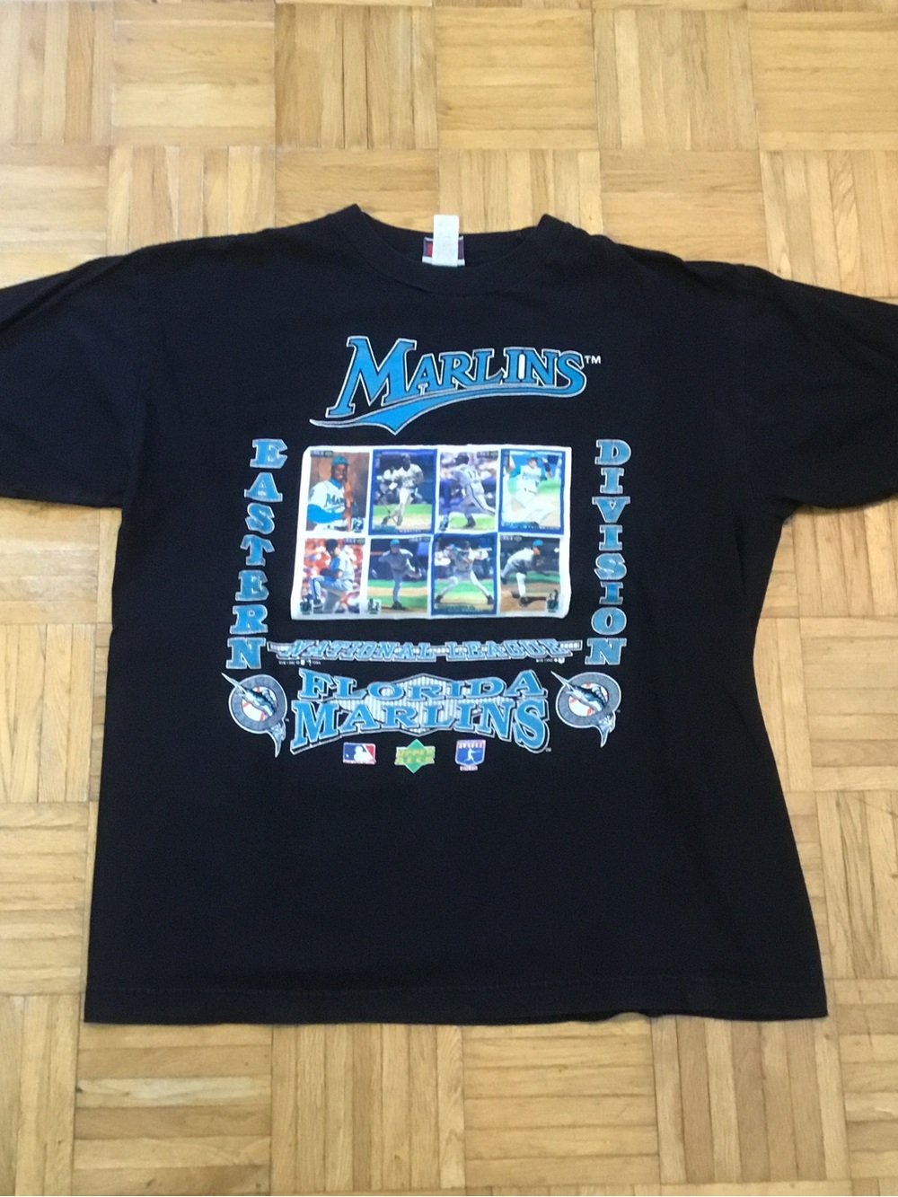 Vintage 1994 Florida Marlins Baseball Card Graphic Shirt